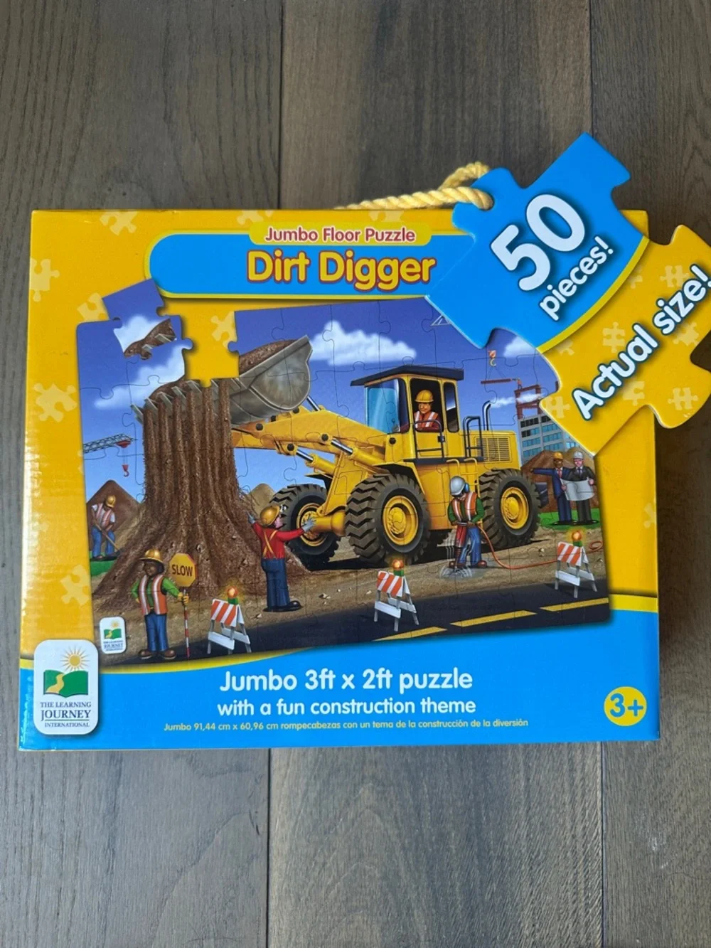 The Learning Journey International Dirt Digger Jumbo Floor Puzzle